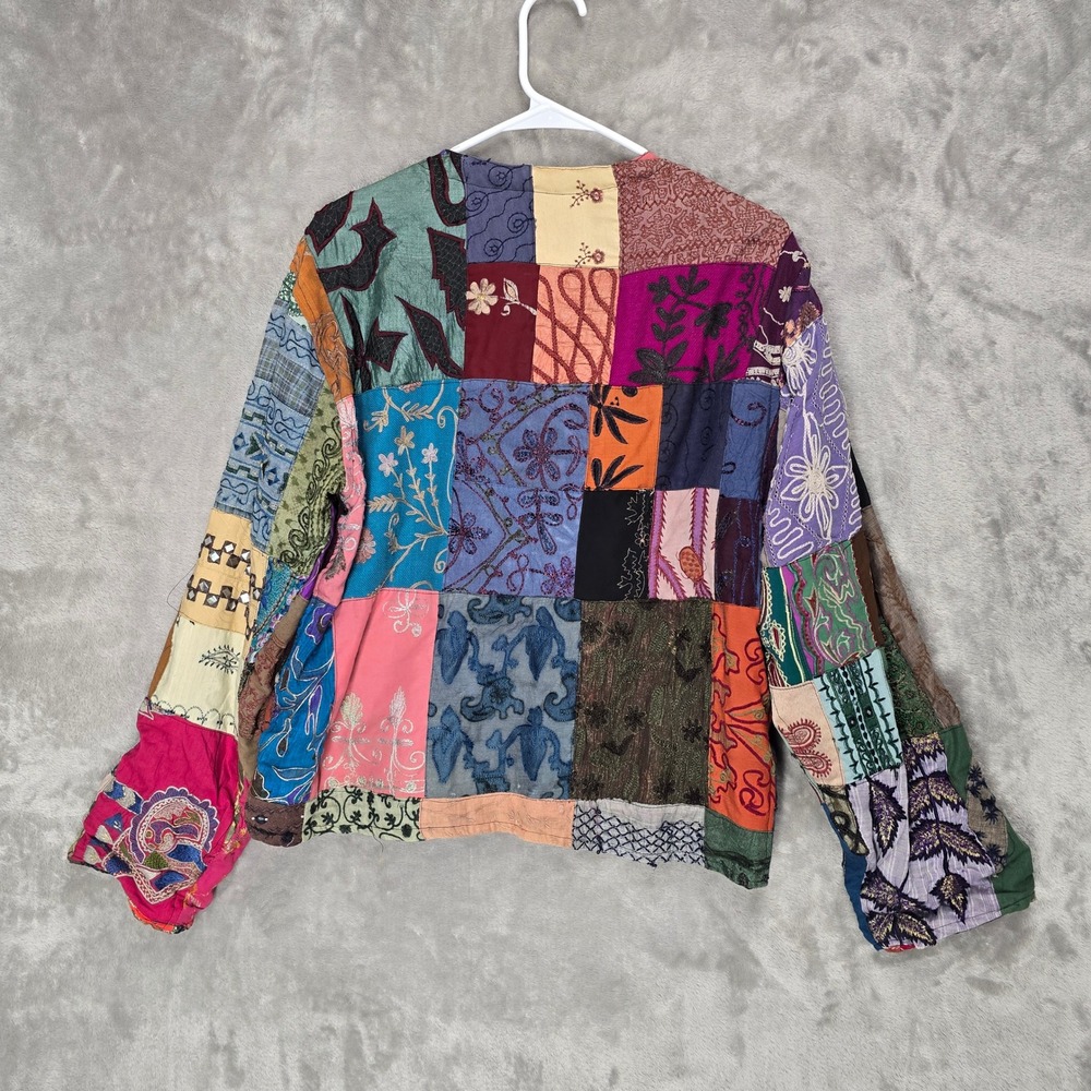 Sacred Threads Patchwork Boho Jacket Women S / M … - image 8
